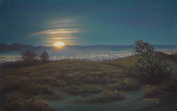 Albuquerque Moonrise